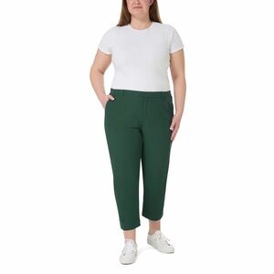 Kirkland Signature Ladies' 4 - Away Stretch Travel Ankle Pant, Green Size 14